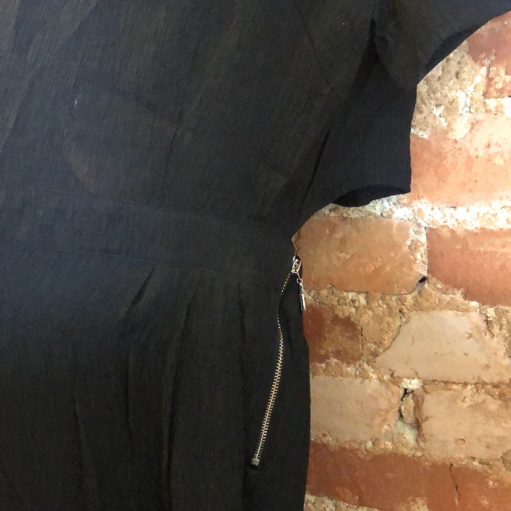 Black Linen Jumpsuit - Picture 8 of 8